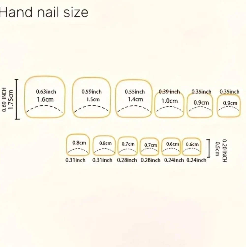 24 Pieces Fake Toe press on nails